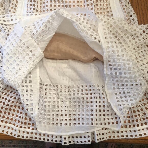 Spportmax Mesh Eyelet Drop Waist Dress Size 2 - Picture 4 of 10